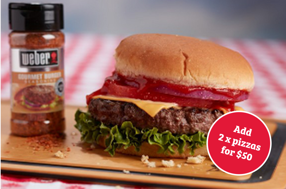 Weber Grill 7oz Black Angus Burgers 8-Pack