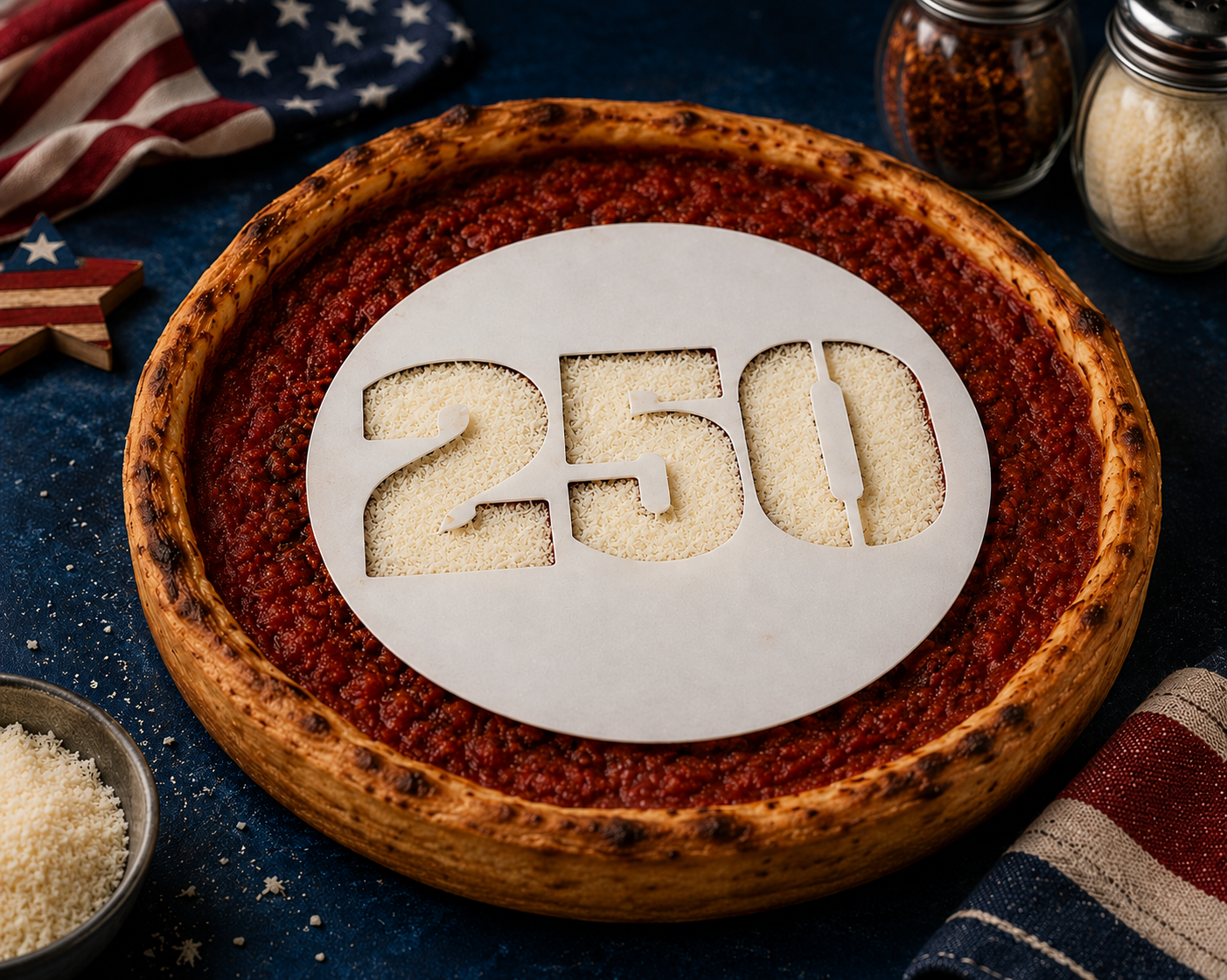 Americana Deep Dish: Italian Sausage and Pepperoni