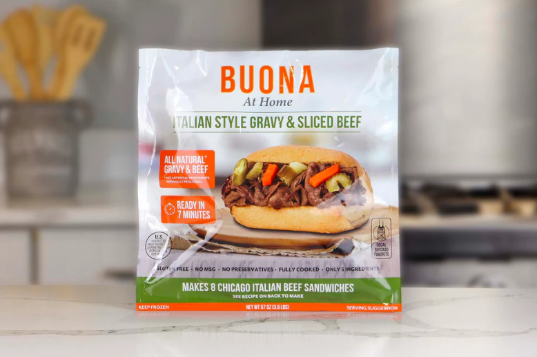Buona Beef and Gravy Pack, 57 oz